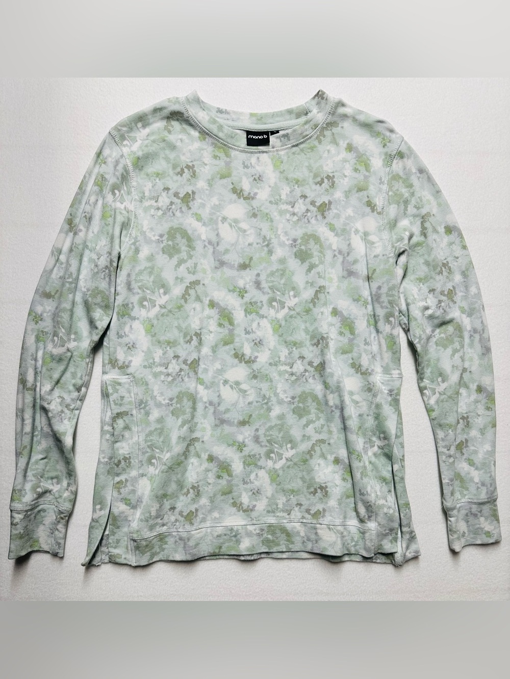 Mono B Women’s Crewneck Sweatshirt - Buttery Soft - Medium P2P 20”